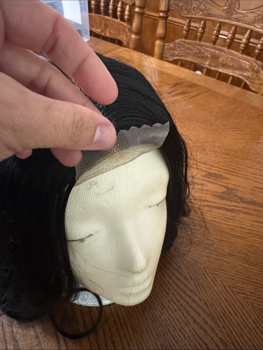 NEW AISI 26” Black Wavy Women's Hair Wig - Picture 3 of 8